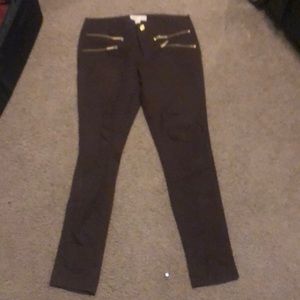 Michael Kors brown skinny jeans size 6